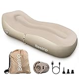 Aufblasbares Sofa Aufblasbare Liege, Aufblasbare Luftbett mit elektrischer Luftpumpe, Aufblasbare Couch Camping Sofa,geeignet für Drinnen Draußen (180 * 70 * 50cm)